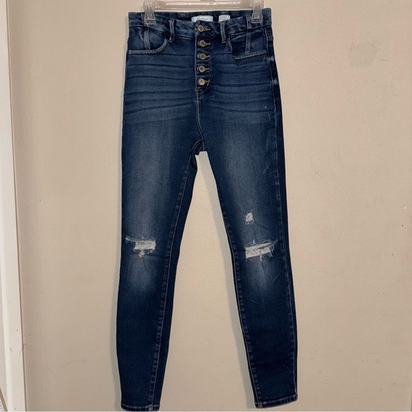 KANCAN KURVY ULTRA HIGH RISE SKINNY JEANS SIZE 27 - Picture 4 of 9